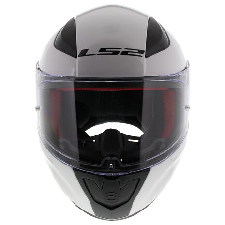LS2 FF353 Rapid mini Single Mono gloss white - Size Kids S = 47-48 CM
