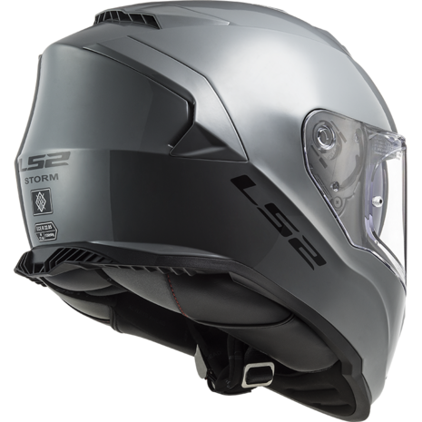 LS2 FF800 Storm Single mono gloss nardo grey - Size XS