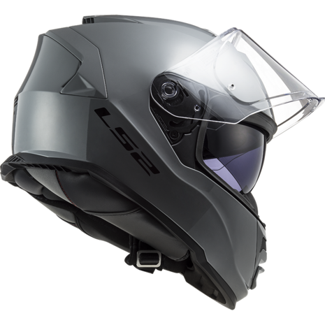 LS2 FF800 Storm Single mono gloss nardo grey - Size XS