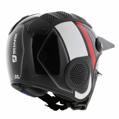 Shark X-Drak Trial Helmet Terrence gloss black white red KWR - Size XS
